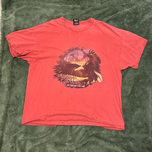 Distressed Harley-Davidson t shirt - Picture 1 of 3